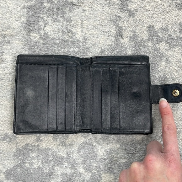 Chanel Caviar Skin Black Leather CC Bifold Compact Wallet Luxury Designer - Picture 11 of 17